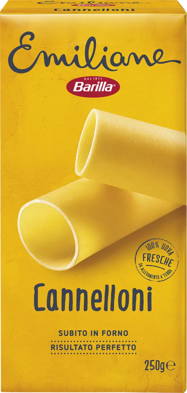 Barilla Emiliane Cannelloni vaječné (all'uovo) 250g