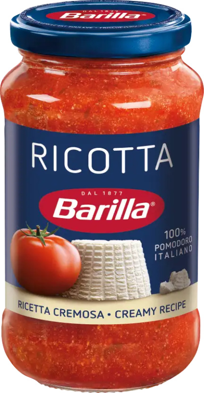 Barilla Omáčka se sýrem Ricotta (Sugo alla Ricotta) 400g