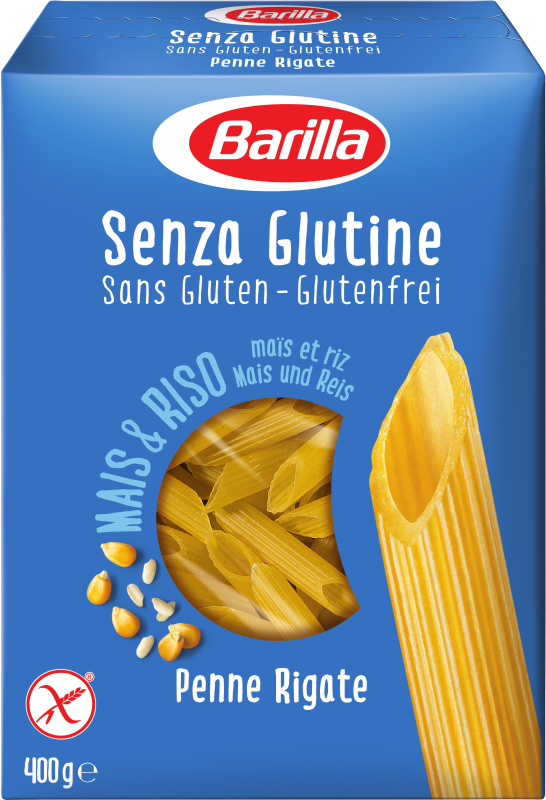 Barilla Penne Rigate - bezlepkové 400g