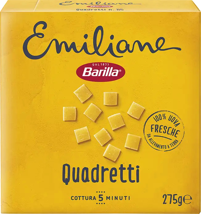 Barilla Emiliane Quadretti vaječné (all'uovo) 275g