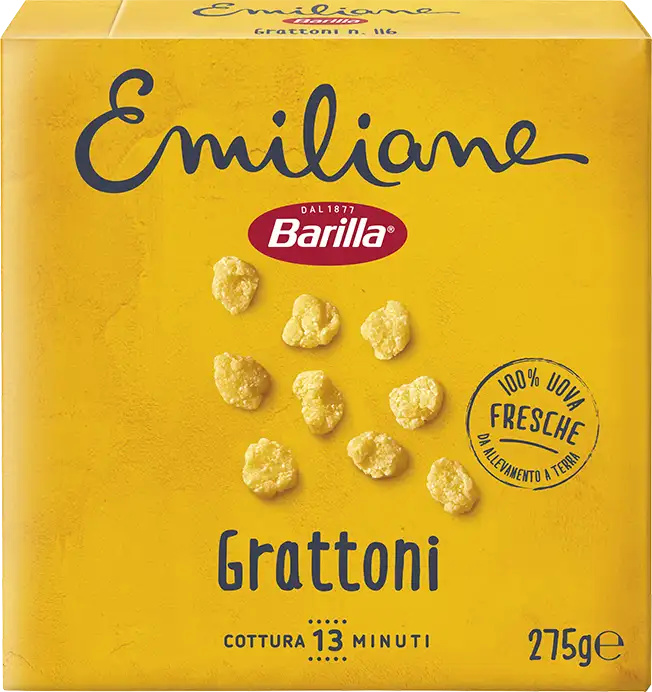 Barilla Emiliane Grattoni vaječné (all'uovo) 275g