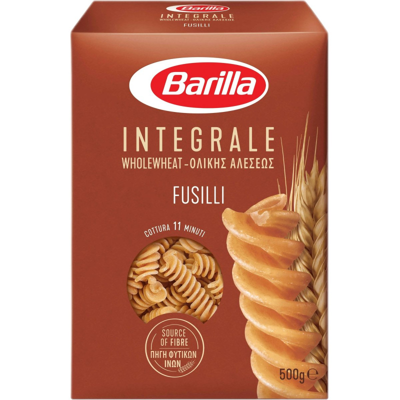 Barilla Fusilli Intergale semolinové těstoviny celozrnné