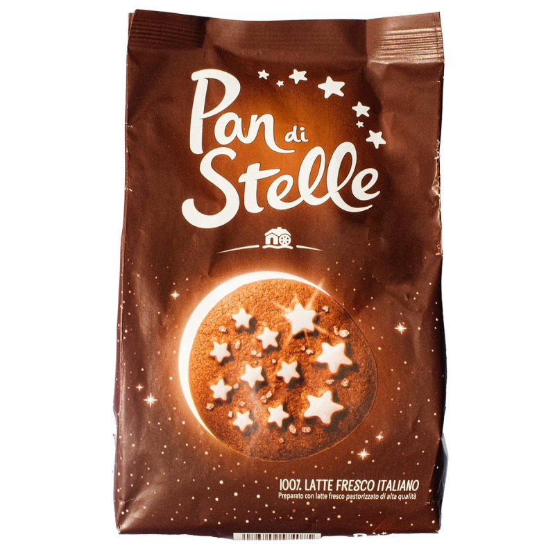 Mulino Bianco Pan di Stelle Kakaové sušenky s cukrovými hvězdičkami