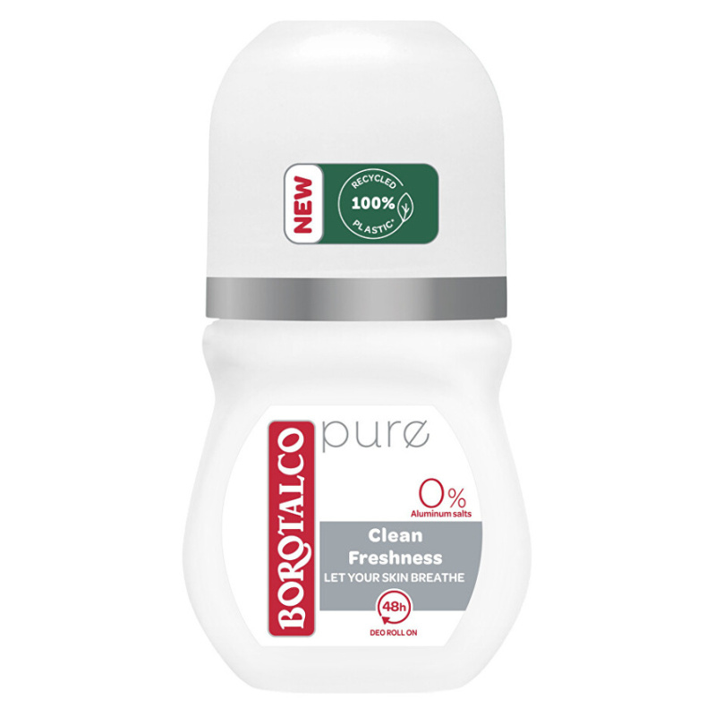 Borotalco Pure deodorant roll-on vůně Musky Breeze 50 ml