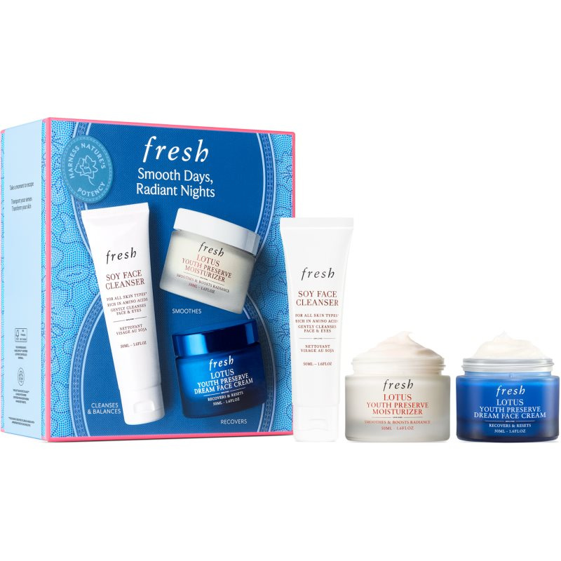 fresh Smooth Days, Radiant Nights sada pro péči o pleť