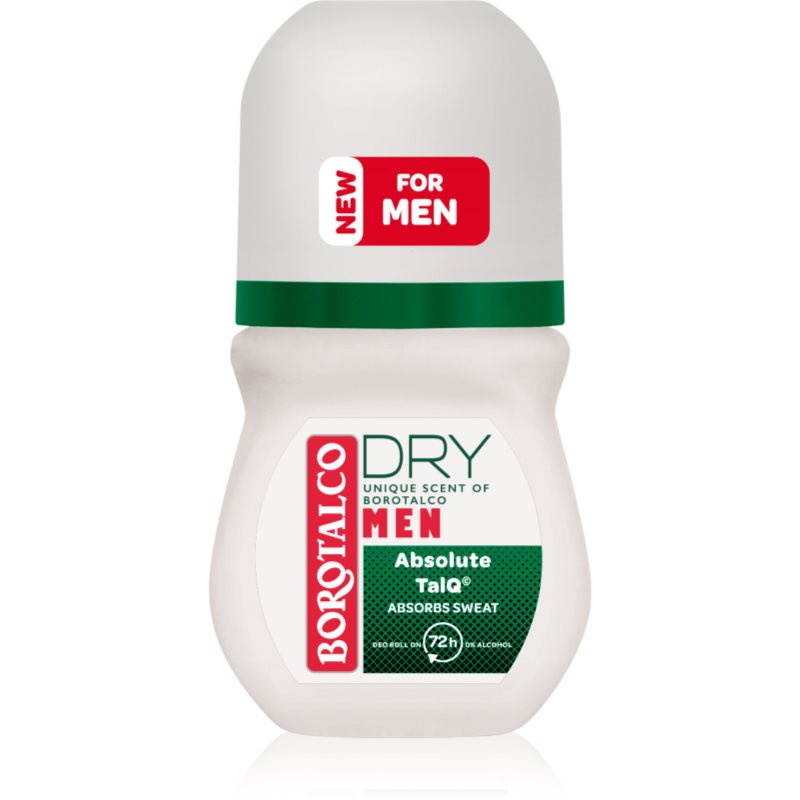 Borotalco MEN Dry kuličkový deodorant roll-on 72h vůně Original 50 ml