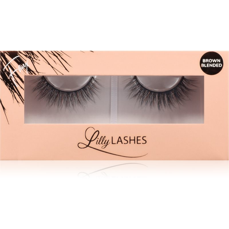 Lilly Lashes Everyday Faux Mink Brown Blended umělé řasy typ Undressed 1 pár