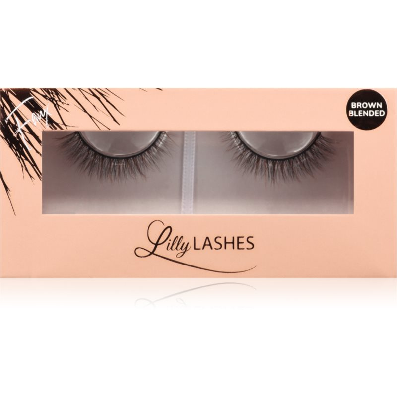 Lilly Lashes Everyday Faux Mink Brown Blended umělé řasy typ Naked 1 pár