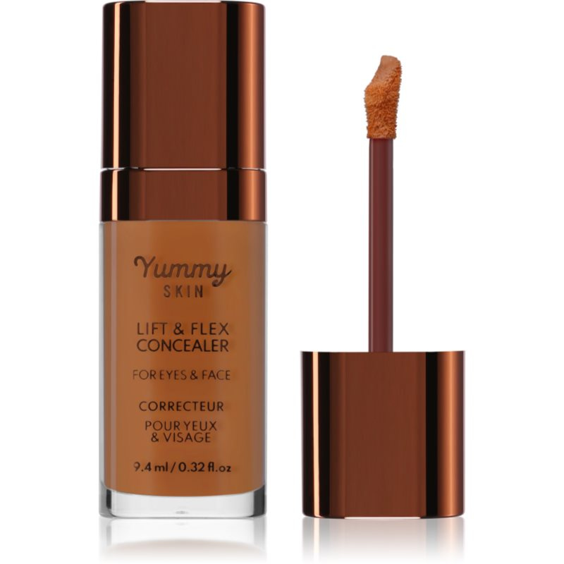 Danessa Myricks Beauty Yummy Skin Skin & Flex Concealer tekutý korektor s matným efektem odstín 14 - Dark With Golden Undertones 9.4 ml