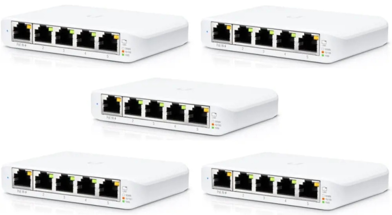 Ubiquiti USW-Flex-Mini-5 Bílá