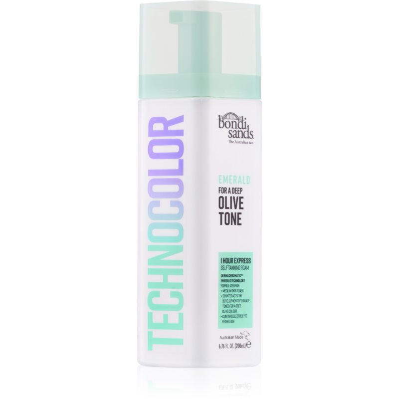 Bondi Sands Technocolor Emerald samoopalovací pěna odstín Golden Olive Bronze 200 ml