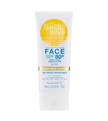 Bondi Sands SPF 50+ Everyday Face Lotion opalovací mléko na obličej SPF 50+ 75 ml