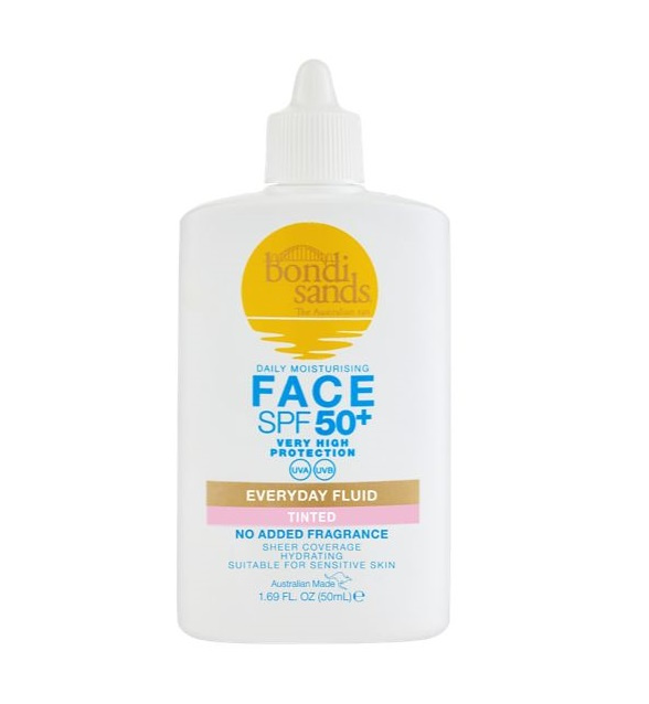 Bondi Sands SPF 50+ Everyday Face Fluid lehký tónovací fluid na obličej SPF 50+ 50 ml