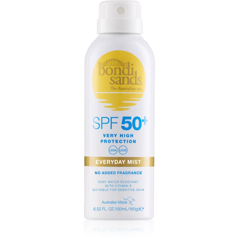 Bondi Sands SPF 50+ Everyday Mist voděodolný sprej na opalování SPF 50+ 160 g