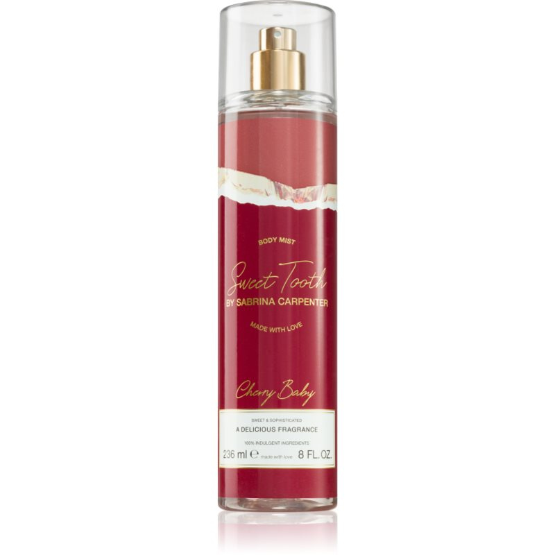 Sabrina Carpenter Sweet Tooth Cherry Baby tělový sprej pro ženy 236 ml