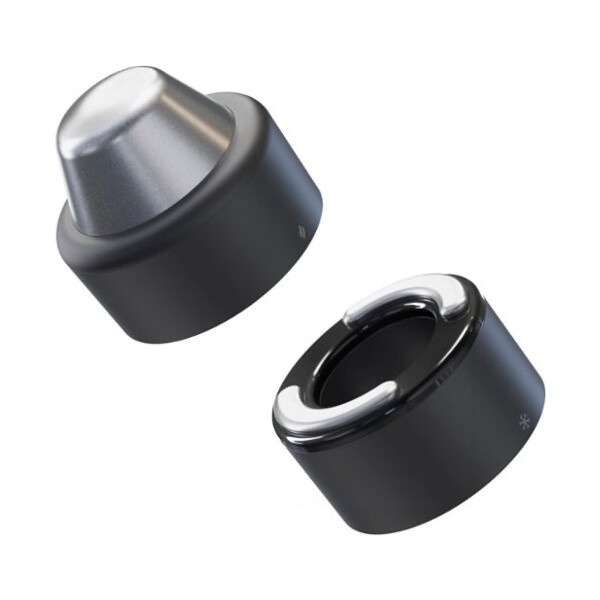 Therabody Hot & Cold Rings tepelný a chladící nástavec pro Theraface barva Black 2 ks