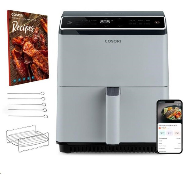 Cosori Dual Blaze 6.4L Smart CAF-P583S-AEUR Šedá
