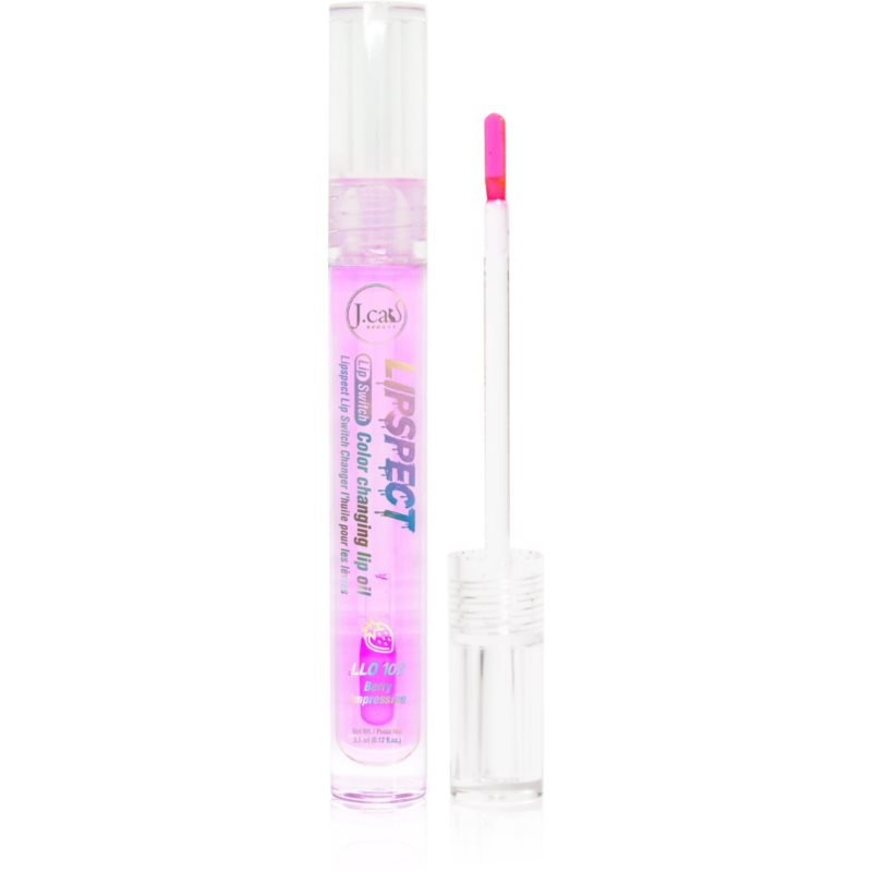 J.Cat Beauty Lipspect olej na rty s měnící se barvou odstín 102 Berry Impressive 3 ml