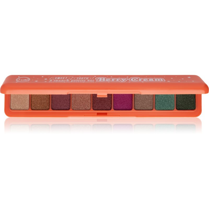 J.Cat Beauty Sweet Tooth paletka očních stínů odstín 101 Berry cream 7.2 g