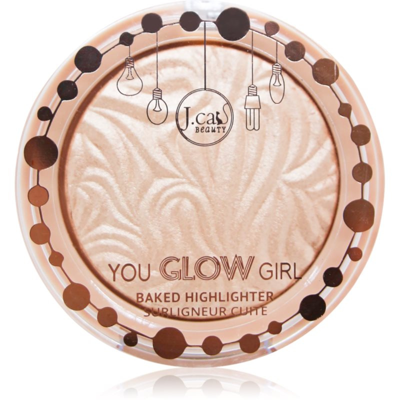 J.Cat Beauty You Glow Girl zapečený rozjasňovač odstín 111 Seaside Frost 8.5 g