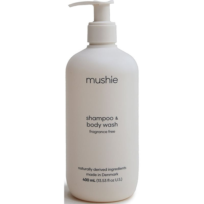 Mushie Organic Baby sprchový gel a šampon 2 v 1 pro děti 400 ml