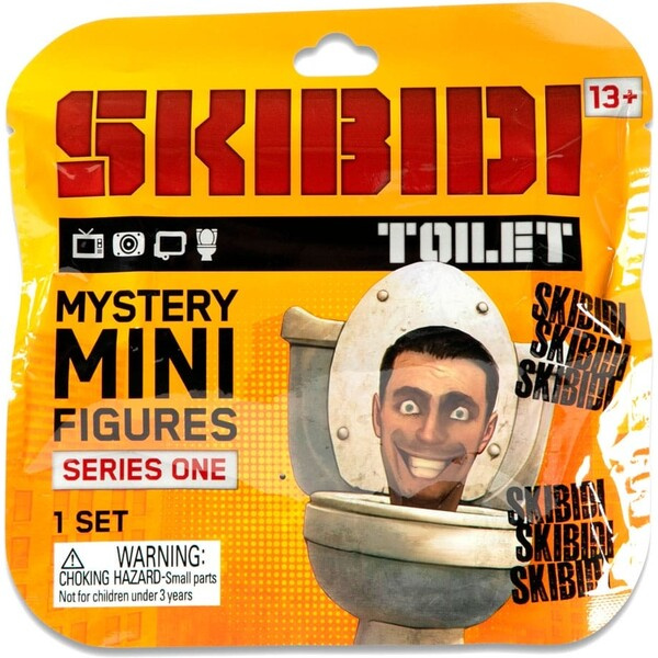 Bonkers Skibidi Toilet Mini Series One Mystery Pack 6 cm Vícebarevná