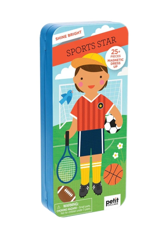 Petit Collage Magnetické puzzle Sportovec