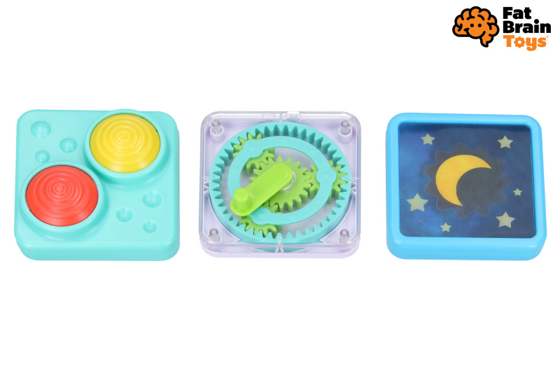 Fat Brain Sada senzorických hraček PlayTab Tile Set 4