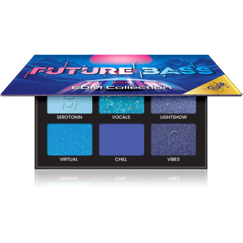 Rude Cosmetics EDM Collection paletka očních stínů odstín Future Bass 6 g