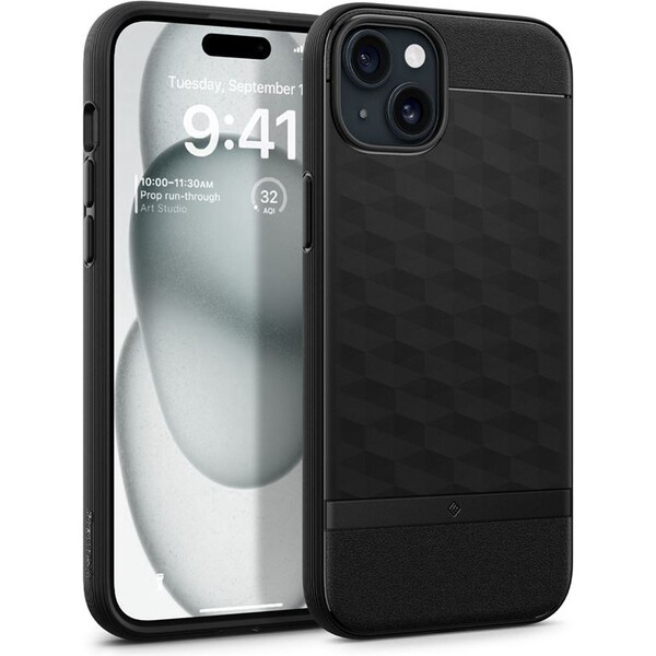 Spigen Caseology Parallax kryt s MagFit iPhone 15 matně černý