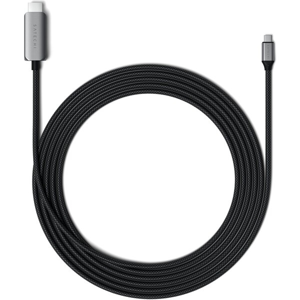 Satechi kábel USB-C to HDMI 2.1 8K 2m - Space Gray Vesmírně šedá
