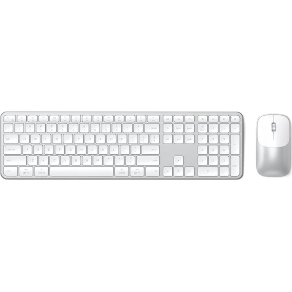 Satechi Slim CEX3 Wireless Combo klávesnice a myš (US English) stříbrná