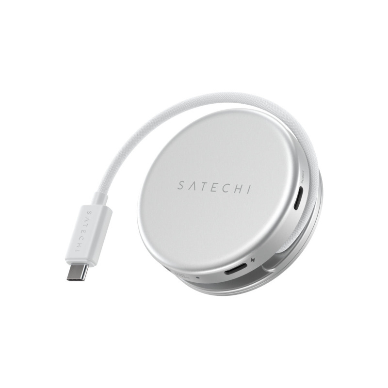 Satechi OntheGo 5-in-1 Multiport Adapter (MacBook Neo) stříbrný