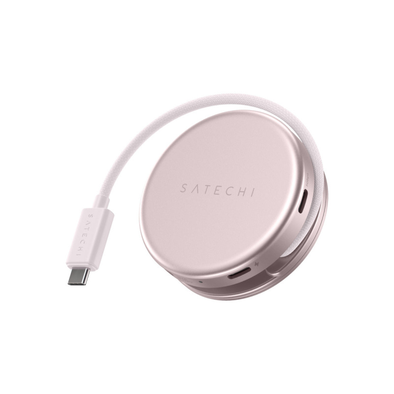 Satechi OntheGo 5-in-1 Multiport Adapter (MacBook Neo) ruměný