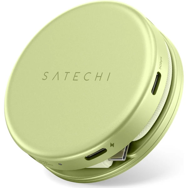 Satechi OntheGo 5-in-1 Multiport Adapter (MacBook Neo) citrusově žlutý