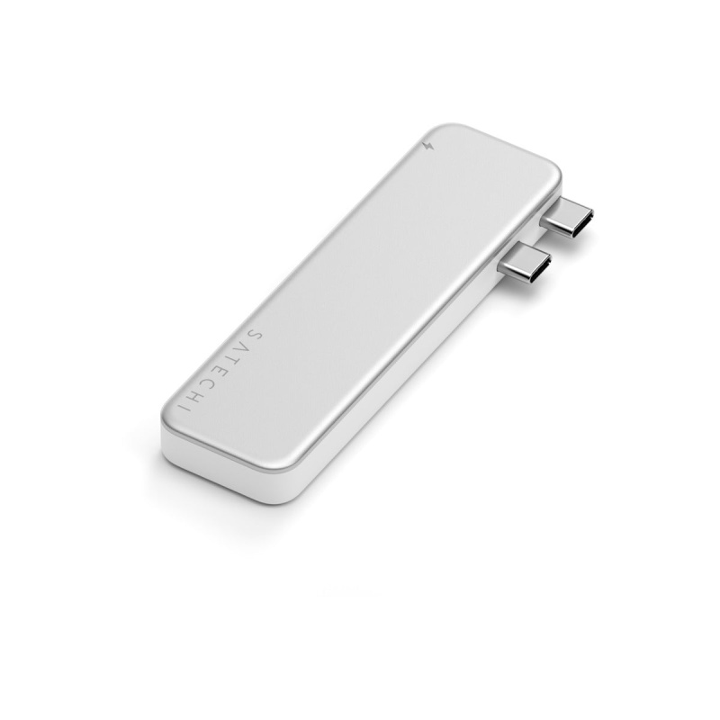 Satechi USB-C Snap Hub (MacBook Neo) stříbrný