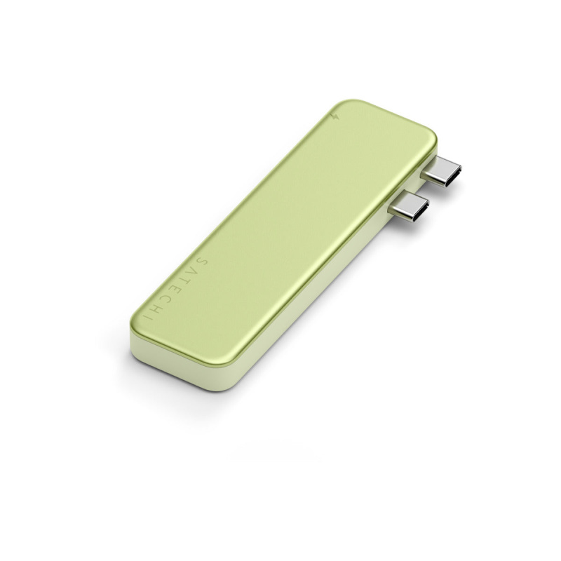 Satechi USB-C Snap Hub (MacBook Neo) citrusově žlutý