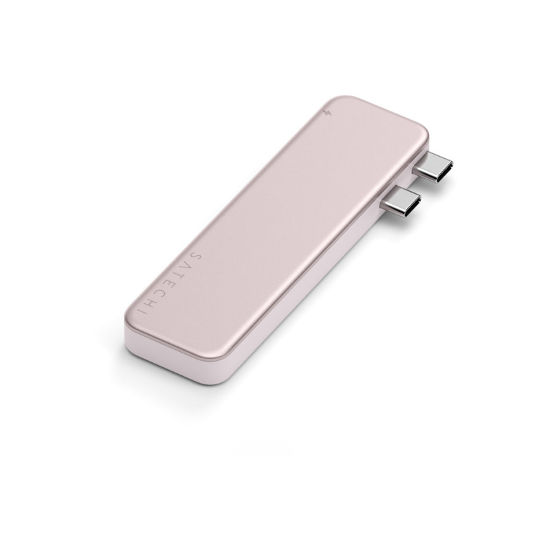Satechi USB-C Snap Hub (MacBook Neo) ruměný