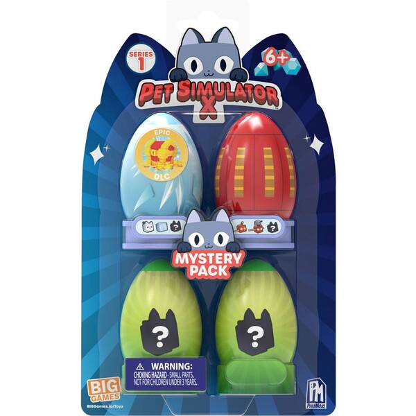Phat Mojo Pet Simulator Mini Figures 4-Pack 9 cm