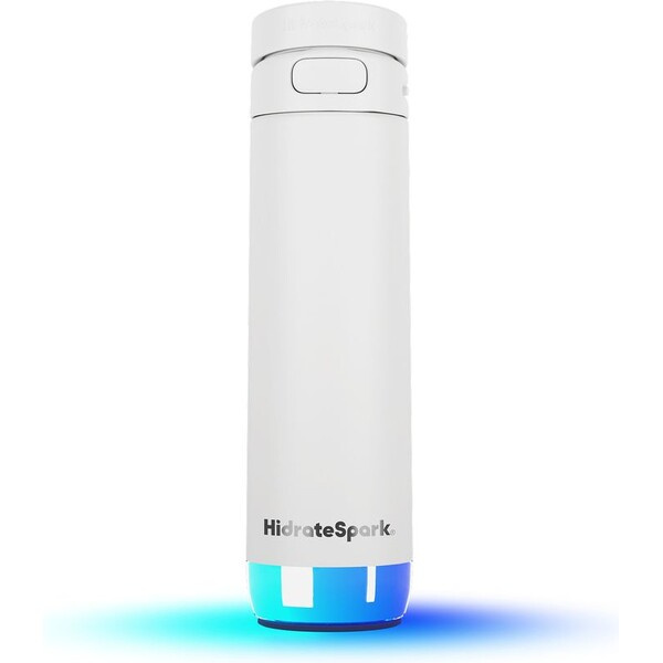 HidrateSpark PRO 2 chytrá lahev s brčkem, 621 ml bílá