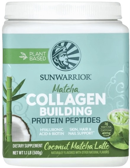 Sunwarrior Collagen Building 500g - kokos/ matcha latte