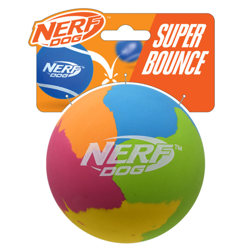NERF DOG Hračka pro psy gumový super odrazový míček 9,5 cm