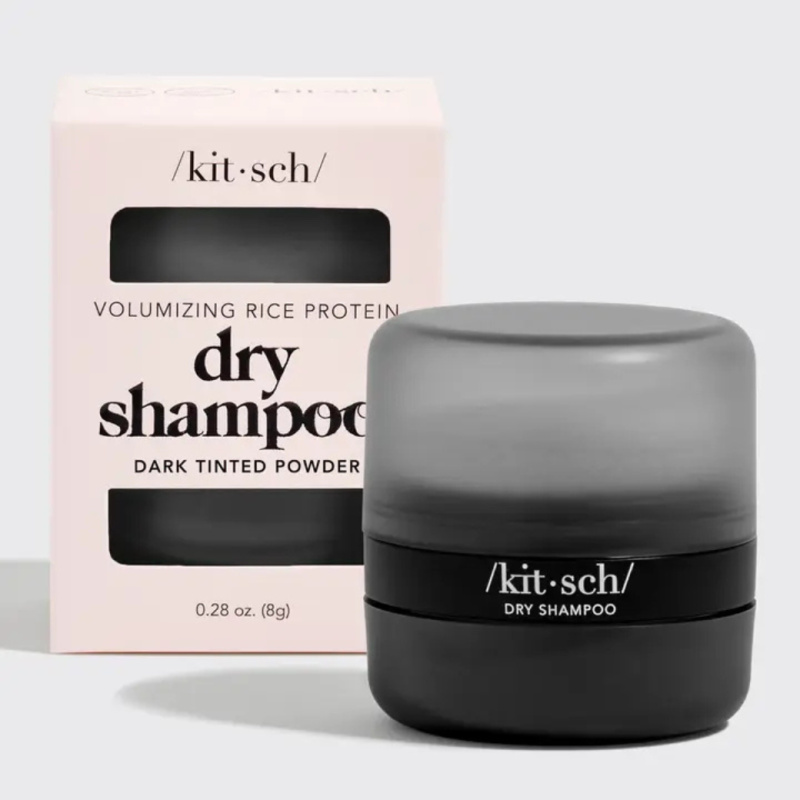 KITSCH Suchý šampon s rýžovým proteinem - Dark Tinted Powder