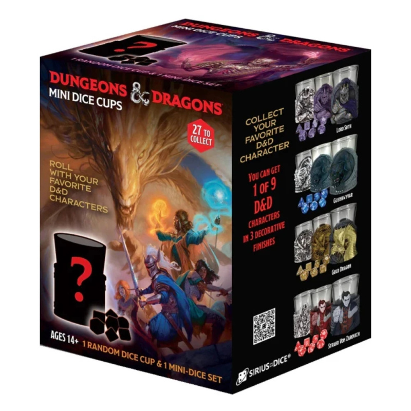 Dungeons Dragons - Mini Dice Cups (Wave 2)
