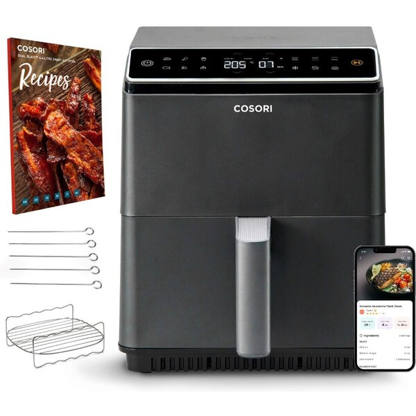 Cosori Dual Blaze 6.4L Smart CAF-P583S-AEUR Černá