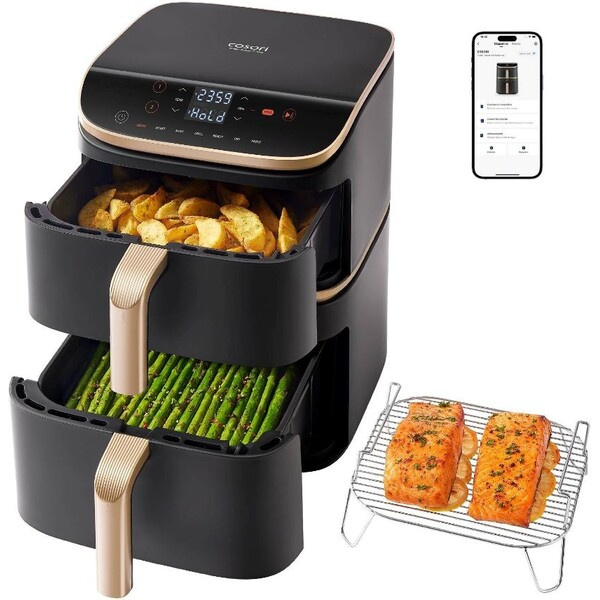 Cosori TurboTower Pro Smart 10,8l Černá