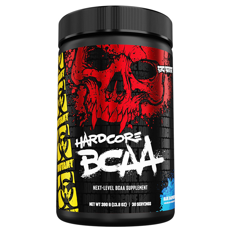 Mutant Hardcore BCAA 390 g - modrá malina