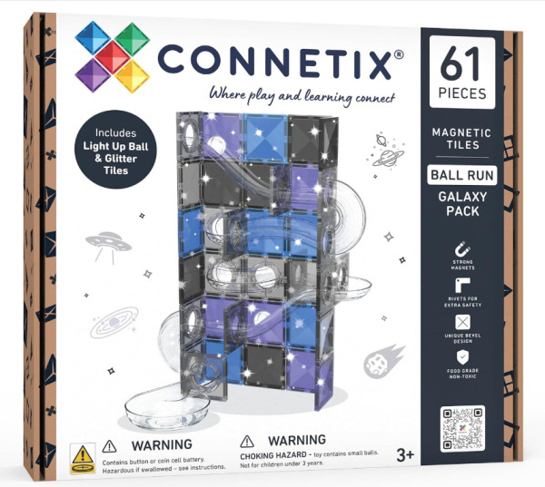 Connetix - Kuličková dráha Run Galaxy - 61 ks Connetix