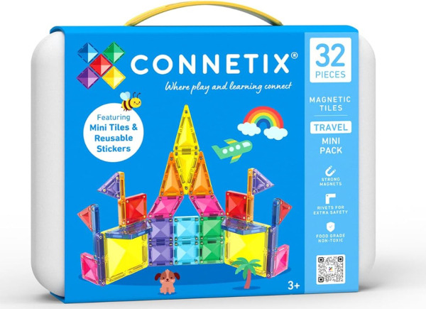 Connetix - Magnetická stavebnice Travel Mini Pack - 32 ks Connetix