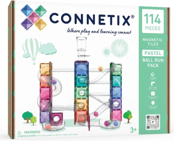 Connetix - Kuličková dráha Pastel - 114 ks Connetix